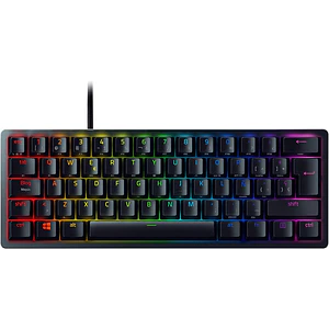 Teclado Gamer Razer Huntsman Mini Black, 60%, Switches Razer Purple, Chroma RGB, Español