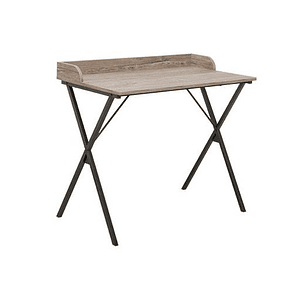 Escritorio para Computadora Xtech XTF-CD202 - Un Nivel, Bandeja para Teclado, Ruedas, Color Haya