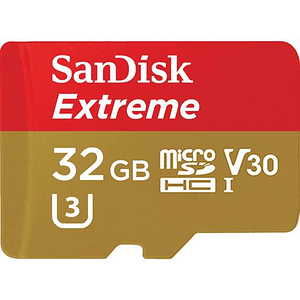 Tarjeta de Memoria MicroSDHC Sandisk 32GB Extreme UHS-I Clase 10, Lectura 100MB/s, Escritura 60MB/s