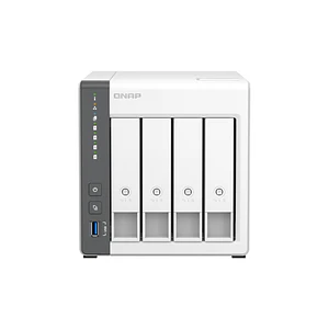 NAS QNAP TS-433-4G-US de 4 bahías con procesador Quad-Core y 4 GB de RAM
