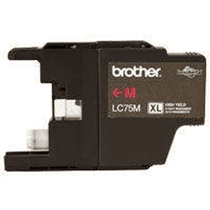 Cartucho de Tinta Original Brother Magenta LC75M, Alto Rendimiento