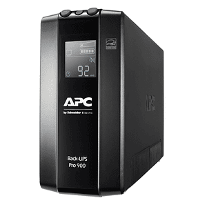 SAI Back UPS Pro BR de APC, 900VA, 6 Tomas de Salida, AVR, Interfaz LCD
