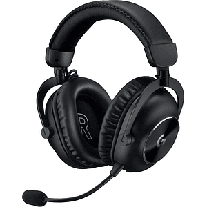Audifonos Gamer Inalámbrico Logitech Pro X 2 Lightspeed, 2.4GHz, Bluetooth, PC, PS4, PS5, Black