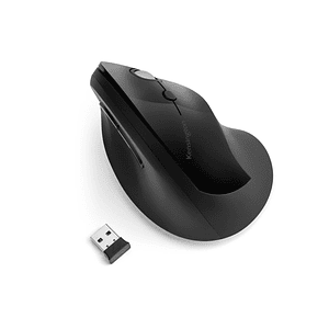 Mouse Wireless Kensington Pro Fit Ergo Vertical, 6 Botones, 1600DPI, Negro