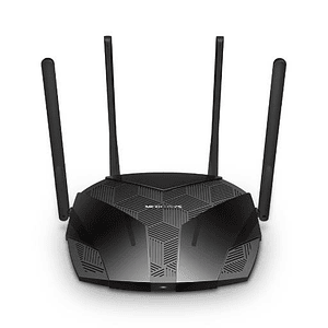 Router Mercusys MR80X AX3000 Wi-Fi 6 - Doble Banda, 3 Gbps, MU-MIMO, WPA3