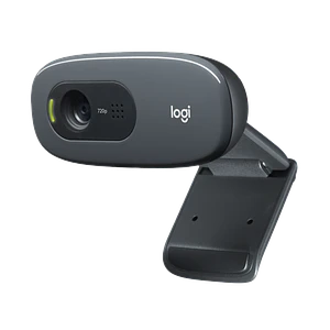 Cámara Web Logitech HD C270 con Micrófono, 1280 x 720 Pixeles, USB 2.0, Negro