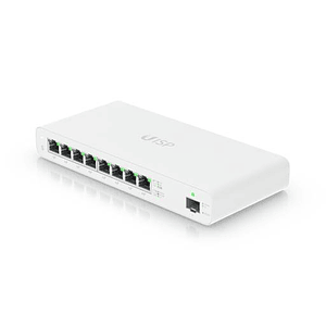 Switch de escritorio Ubiquiti UISP 8x10/100/1000 PoE + 1 Gigabit SFP - PoE 110W