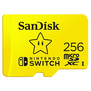 MicroSDXC Sandisk 256GB Nintendo Switch UHS-I 100MB/s