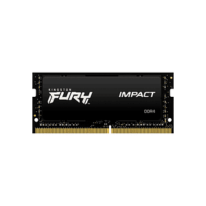 Memoria RAM para Notebook DDR4 8GB 3200MHz Kingston Fury Impact, CL20, SO-DIMM, Non-ECC, 1.2V