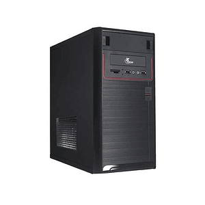 Gabinete Xtech XTQ-100, Micro-ATX, Color Negro, C/Fuente 600W