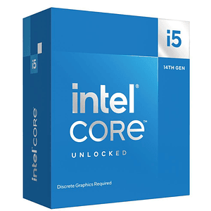 Procesador Intel Core i5-14600KF, LGA1700, 14 Núcleos, 20 Hilos, Hasta 5,3Ghz