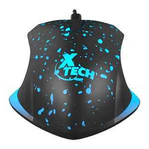 Mouse Gamer Xtech XTM-411, 6 Botones, 3600 DPI, Luces LED, Negro