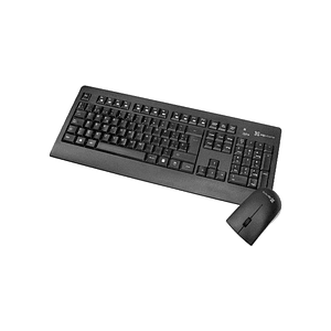 Kit Teclado + Mouse Klip Xtreme Inspire KCK-265S, Color Negro
