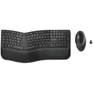 Kit Mouse + Teclado Kingston Pro Fit Ergo Wireless, Conexión Bluetooth, Negro