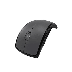 Mouse inalámbrico plegable de tres botones Klip Xtreme Lightflex KMW-375BK, Ergonómico, Gris