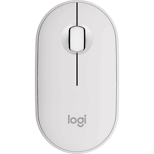 Mouse Bluetooth Logitech Pebble 2 M350s, estilizado y minimalista, White