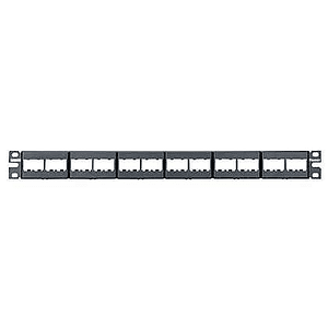 Patch Panel modular vacio Negro  Panduit
