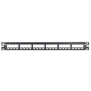 Patch Panel vacio de metal 24-port Negro Panduit