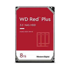 Disco Duro para NAS 8TB WD Red Plus, 5640 RPM, Caché de 256 MB, 3.5