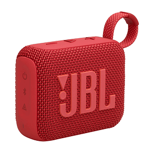 Parlante Portátil JBL Go 4, Hasta 7 horas, 4.2W, Resistente Polvo y agua, Auracast, Rojo