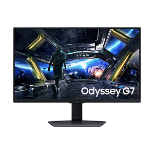 Monitor Gamer Samsung Odyssey G7 G70D 27'' 4K UHD, 144Hz Fast IPS, 1ms, HDR10+, Gaming Hub, Negro