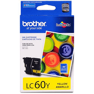 Cartridge de Tinta Brother LC60Y, Amarillo