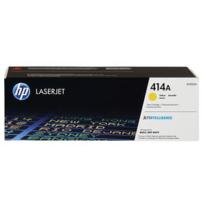 Cartucho de Tóner Original HP 414A, Amarillo, LaserJet