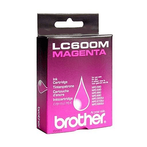 Cartucho de Tinta Brother LC60M, Hasta 260 Páginas, Magenta