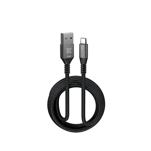 Cable Trenzado USB-A a USB-C Klip Xtreme PowerGo 050 30W 3m