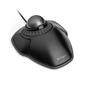 Mouse Kensington Trackball Orbit, Wired, 2 Botones, Negro/Plateado