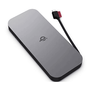 Cargador portatil Lenovo Go USB-C 10,000 mAh Carga Inalámbrica Qi 15W