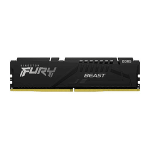 Memoria RAM DDR5 16GB 5600MT/s Kingston FURY Beast Black, CL36, DIMM