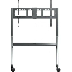Carro Trolley Slim ViewSonic VB-STND-009 - Para Pantallas de 55'' a 105'', Elegante y Alt.Ajustable
