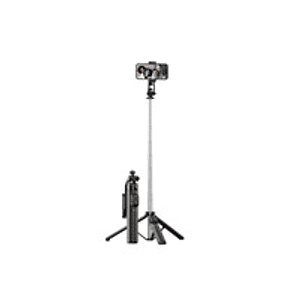 Brazo para selfie 3 en 1 portatil con trípode integrado y control remoto