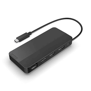 Docking Station Lenovo USB-C Dual Display Travel Dock (con adaptador)