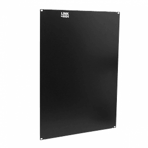 Tapa Cubre espacio Rack 15U 667mm  19 Pulgadas Fierro Negro