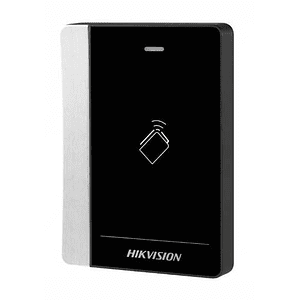 Lector de Tarjetas Hikvision DS-K1102AEM EM/MIFARE IP64 RS-485 Wiegand