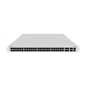 Switch MikroTik CRS354-48P-4S+2Q+RM, 48 Puertos 1G PoE, 4-SFP+10G, 2-QSFP+40G, PSU