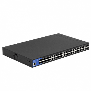 Switch Gigabit Ethernet Gestionado Linksys LGS352C, 48 Puertos, 4 SFP+ de 10G