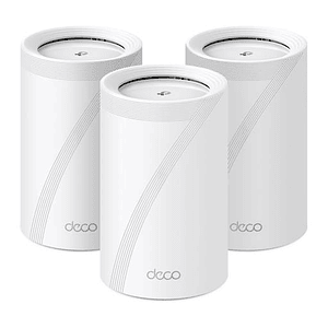 Pack de 3, Sistema Mesh Wi-Fi 7, TP-Link Deco BE65 BE11000, Tri-Banda, Cobertura de 700m²