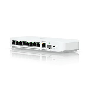 Switch Gestionado Ubiquiti USW Flex 2 5G 8 Puertos 2 5GbE con Uplink 10GbE Combo Compacto