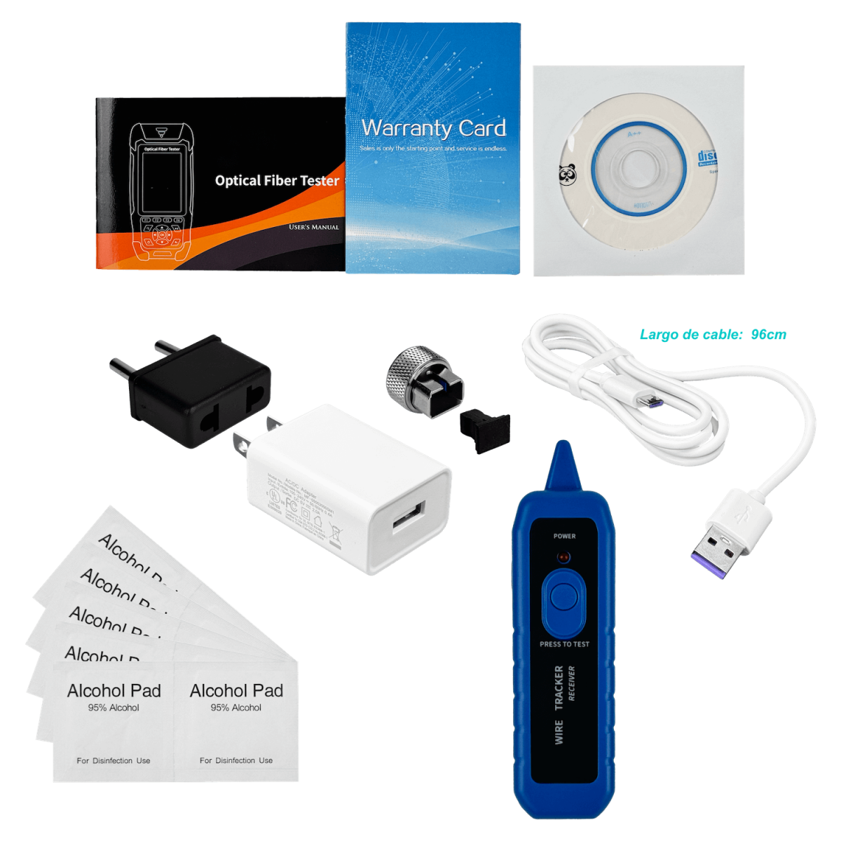 Reflectometro SM UPC 24/22dB 1310/1550nm OTDR VFL 3m-64km FF-980REV 11