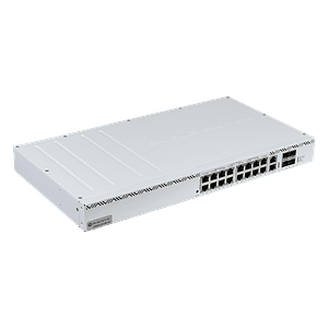 Switch MikroTik CRS320-8P-8B-4S+RM - PoE++, 16 puertos Gigabit, 4 SFP+, 600W