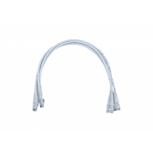 Pack x4 Cable Patch LINKMADE Cat6 Blanco 50cm LSZH UTP Inyectado Multifilar