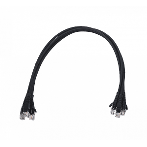 Pack x4 Cable Patch LINKMADE Cat6 Negro 50cm LSZH Inyectado Multifilar