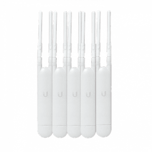 5x Punto de Acceso Inalámbrico 802.11ac Doble Banda Interiores/Exteriores, Ubiquiti UniFi AC Mesh