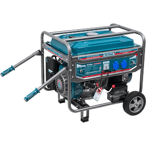 Generador a Gasolina TOTAL TP155001 5000W Tanque 25L 220V - Potencia para Uso Intensivo