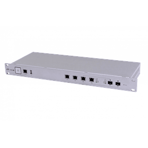 Router Ubiquiti 4P Gigabit Capa 3 Gateway Montaje en Rack Unifi UBQ