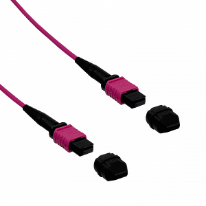 Cable Fibra Ubiquiti JF4MM60U MPO-MPO 12 fibras OM4 MM LSZH 60m Type-B jumper duplex