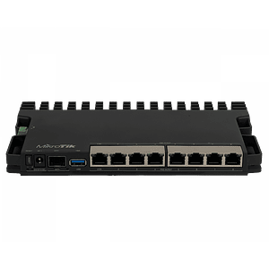 Router Compacto con PoE+ y Puertos Gigabit MikroTik RB5009UPr+S+IN